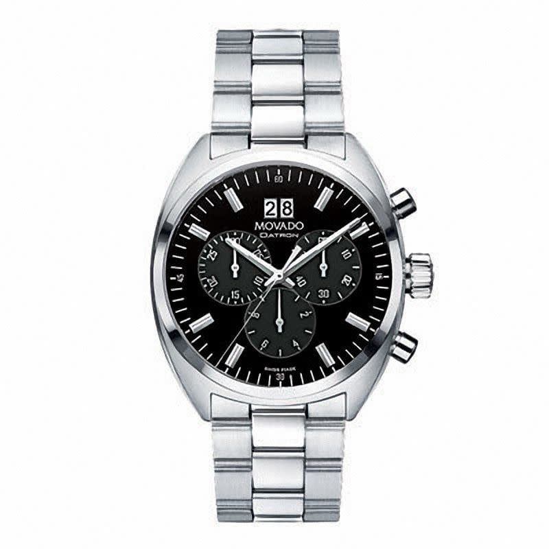 Movado Men&#39;s Datron Chronograph Watch with Black Dial *Grade A  0606476