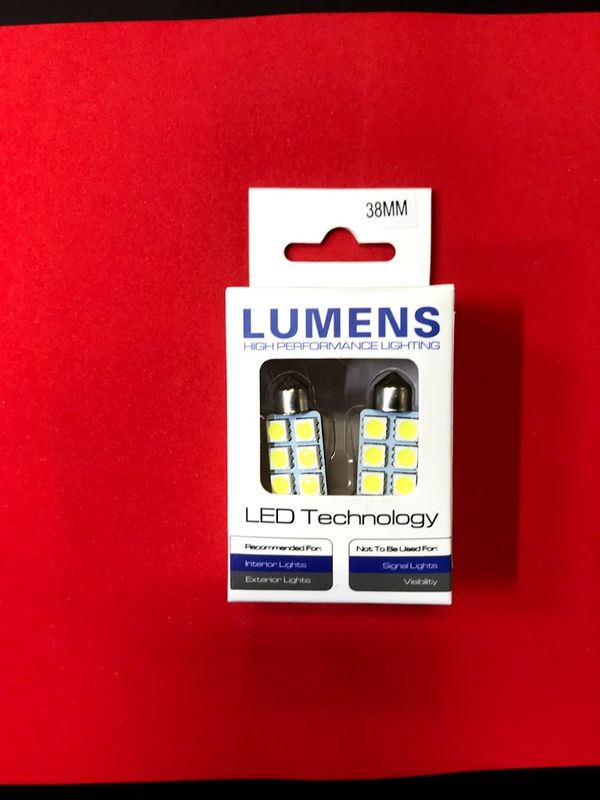 Festoon 38MM 5050SMD Blue LED by Lumens HPL (2pc) - L38MMB
