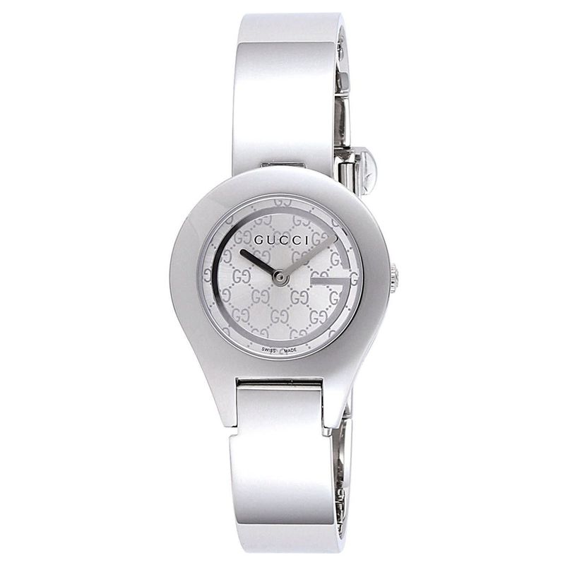 Gucci Women&#39;s Silver-Tone Quartz Watch YA067509 *Grade B, some fine scratches