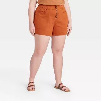 Women&#39;s Plus Size Shorts - Ava &amp; Viv**