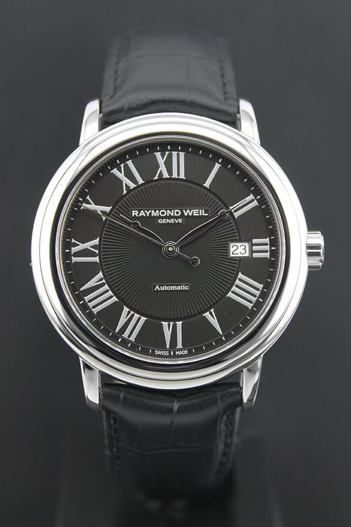 Raymond Weil Men&#39;s Black Dial Watch *Grade B (Fine scratches on Bezel 2847-STC-00209