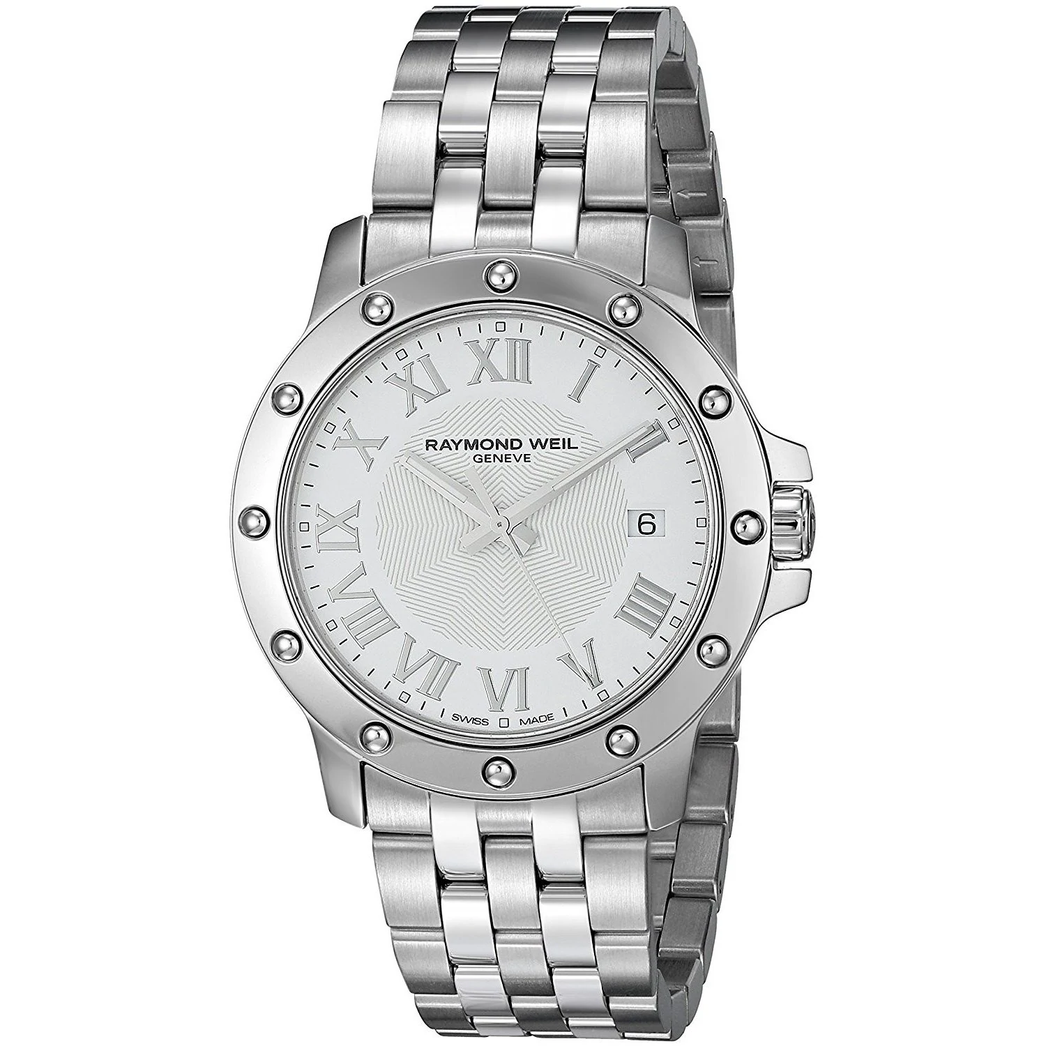 Raymond Weil Men&#39;s White Dial Watch *Grade A 5599-ST-00308