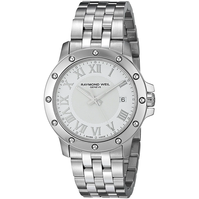 Raymond Weil Men&#39;s White Dial Watch *Grade A 5599-ST-00308