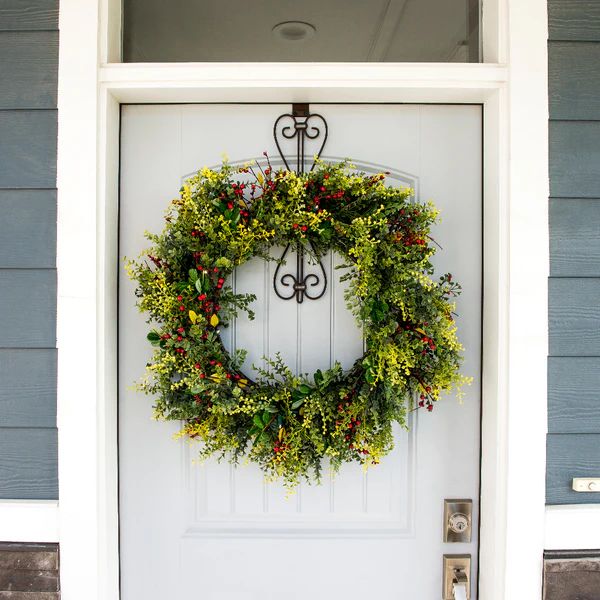 Elegant Wreath Hanger by Village Lighting