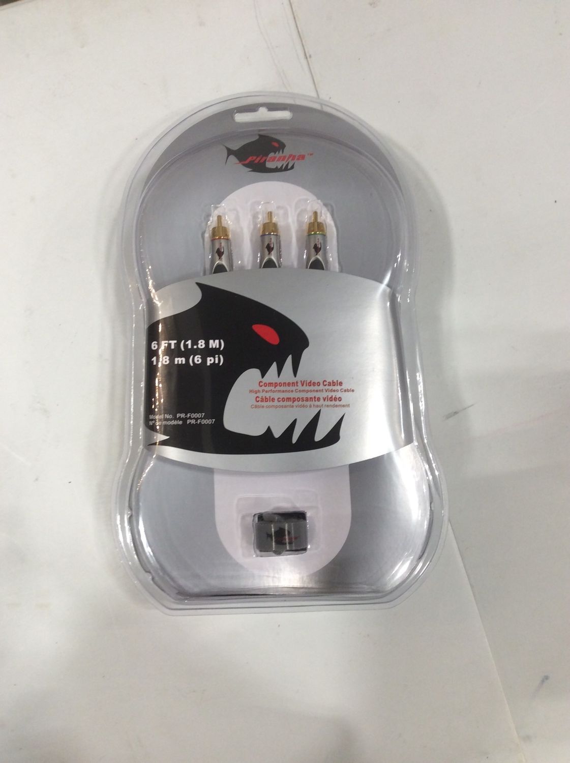 Pirahna 6FT Component Video Cable