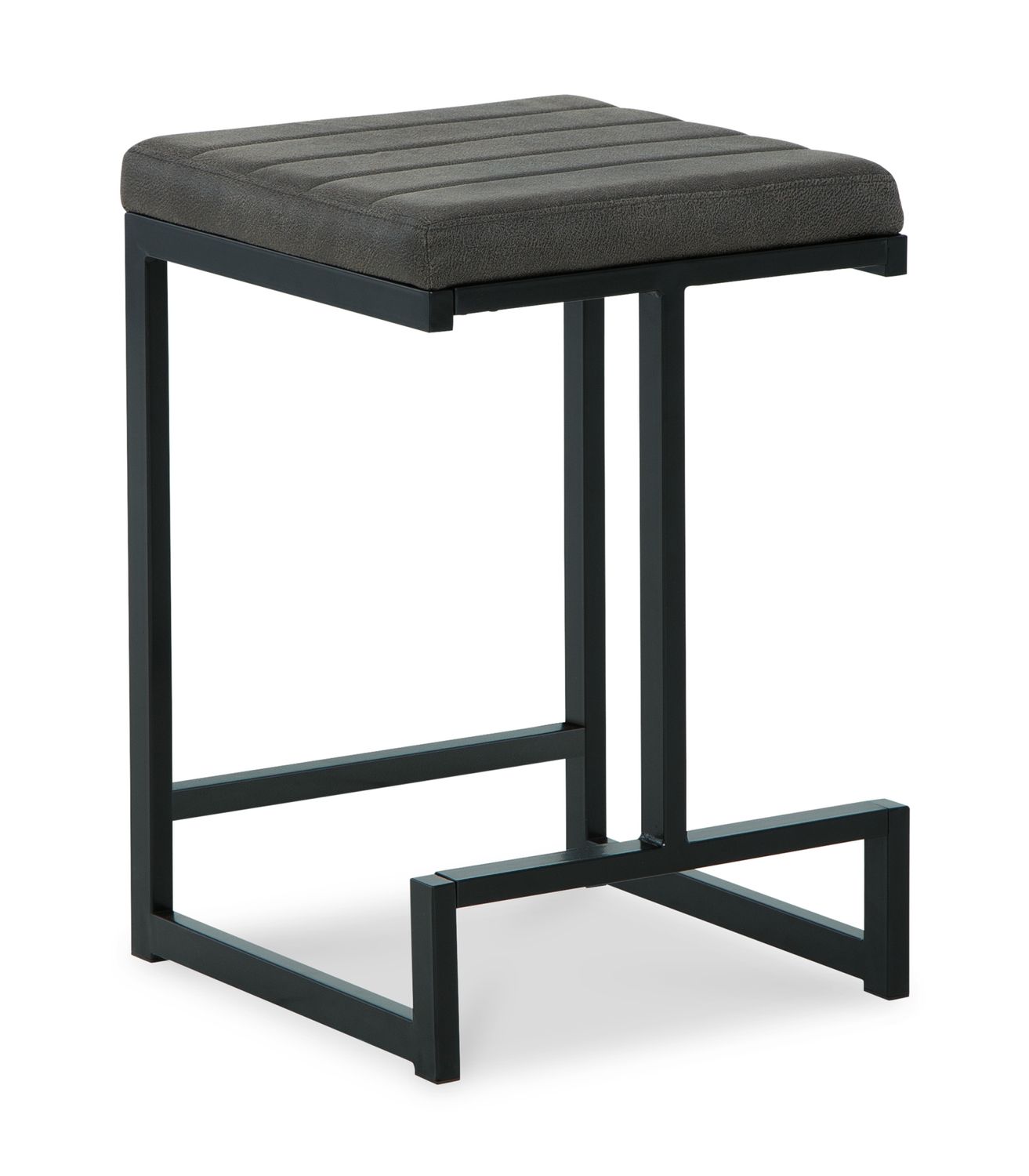 Design by Ashley - Strumford Counter Height Stool 24&quot;(D109-124) - Smoke Grey **Box of 2