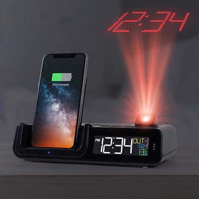 LACROSSE TIME / WEATHER / WIRELESS CHARGING STATION 5 IN 1