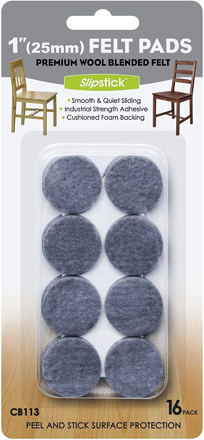 Slipstick CB113 25mm Self Stick Felt Pads