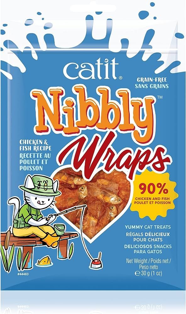 Catit Nibbly Treats 30g - Chicken &amp; Fish