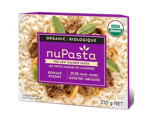 nuPasta Organic Konjac Risoni Low calorie &amp; Gluten Free Pasta 210g