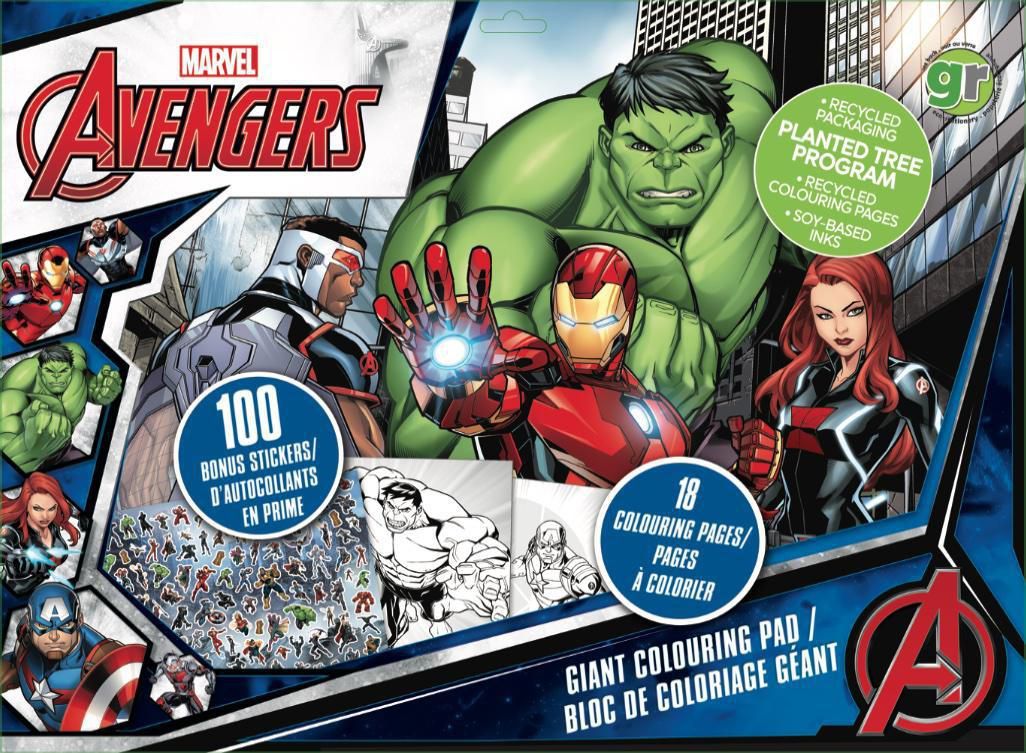 Avengers Eco Giant Coloring Pad