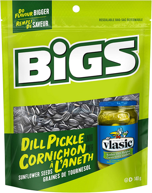 BIGS SUNFLOWER SEEDS DILL PICKLE 140G *B/B Dec 18/23