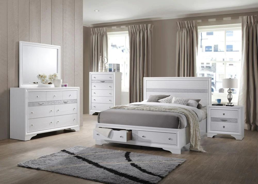 Minhas Alamar Nightstand - WHITE