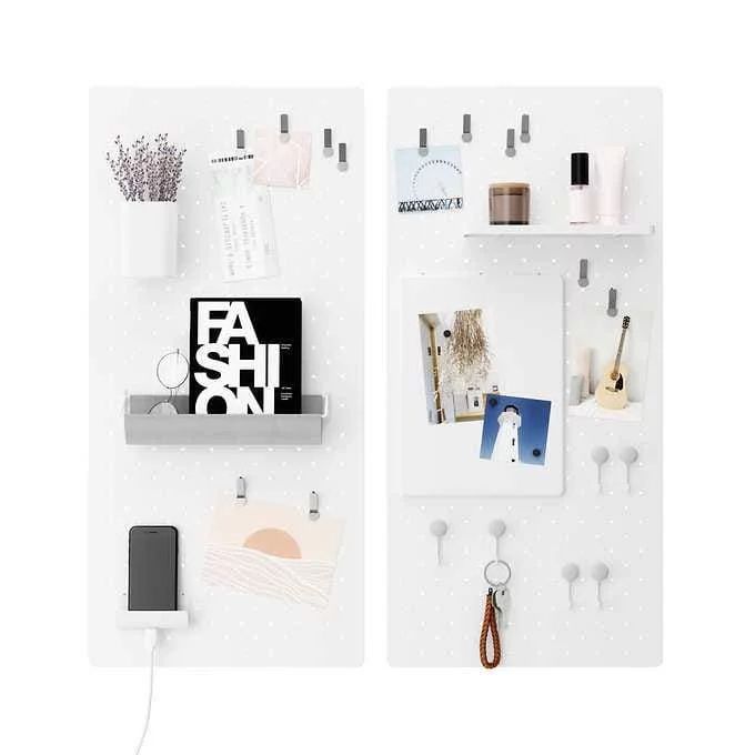 UMBRA PEG BOARD 2-PACK WITH ACCESORIES