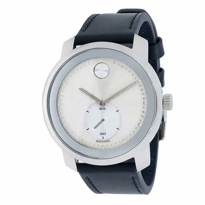 Movado Bold Sport Silver-tone Dial Mens Watch 3600769 *Grade A