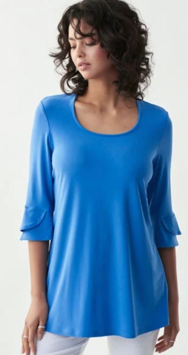 Sea BlueLong Sleeve Blouse