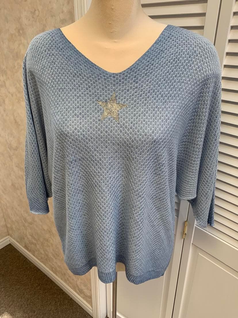 Blue Star Sweater