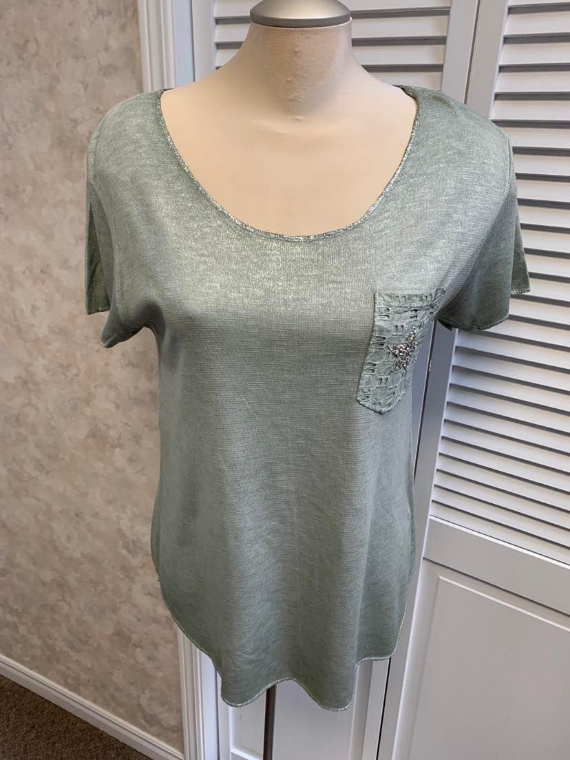 sage t-shirt