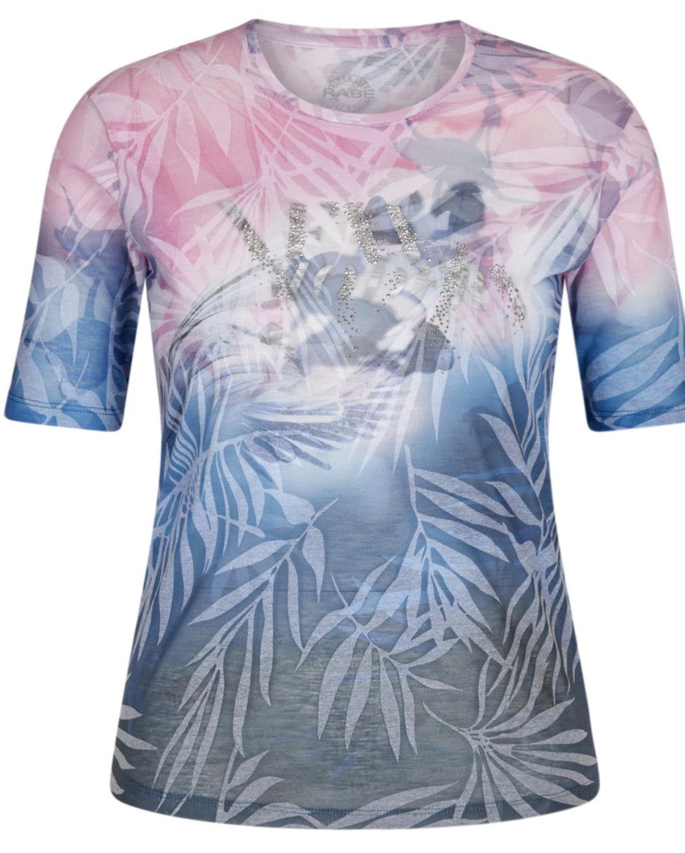 palm tree print tee