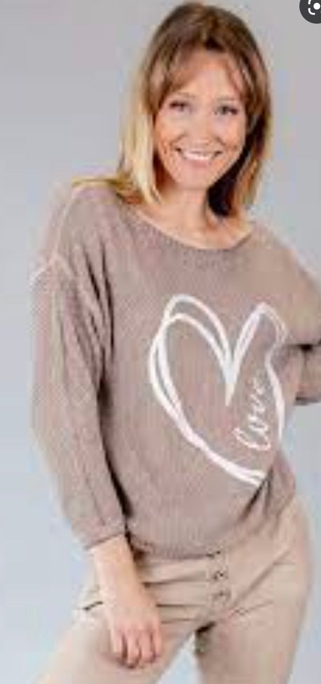 Rose Heart Sweater