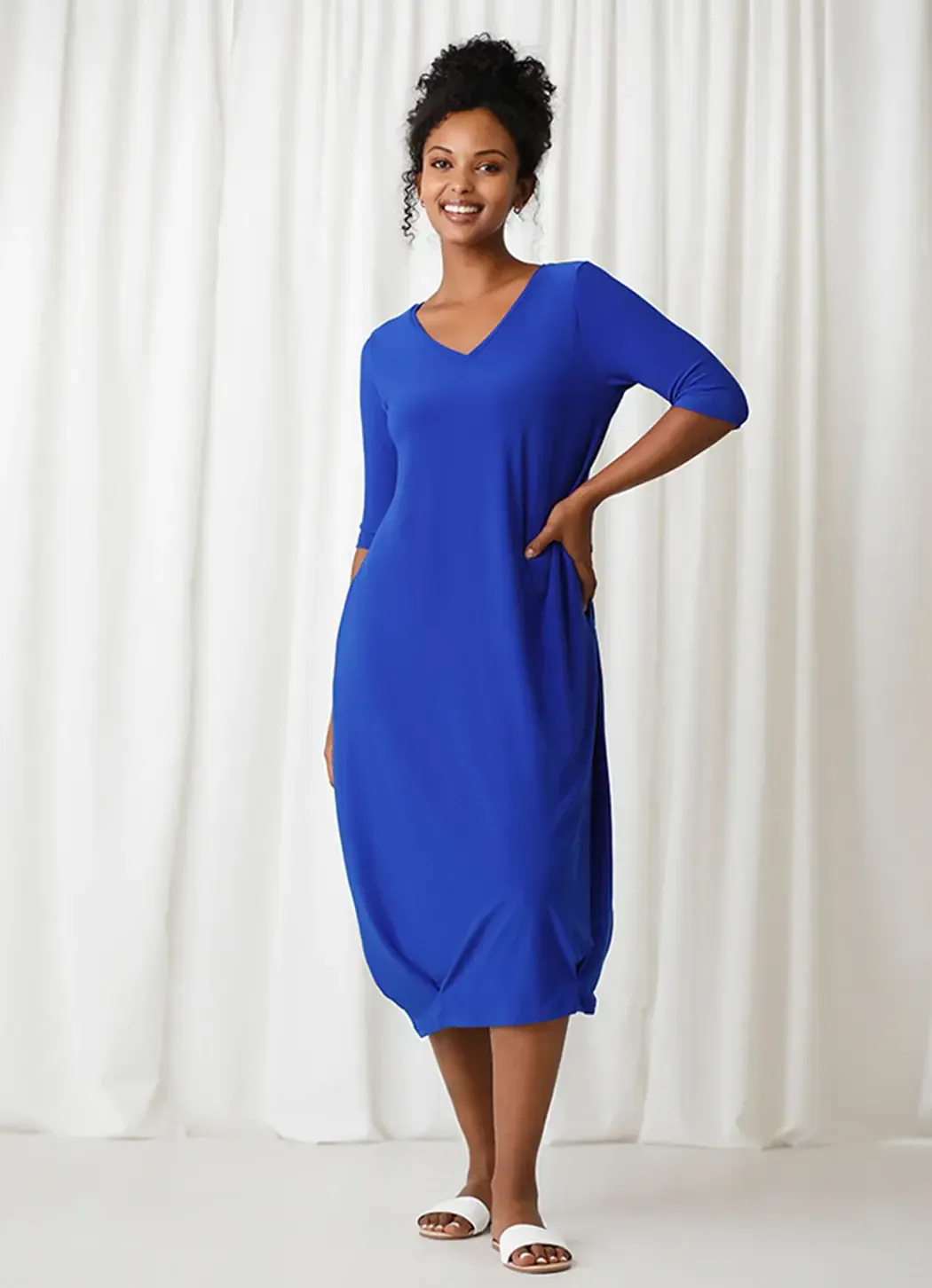 Reversible lantern dress