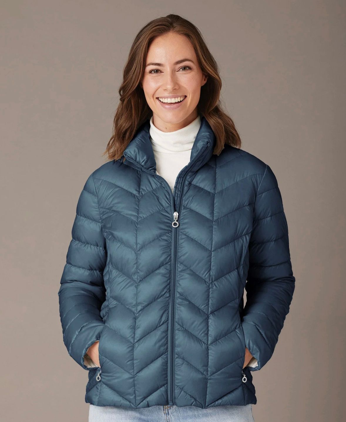 Thunder short down filled coat