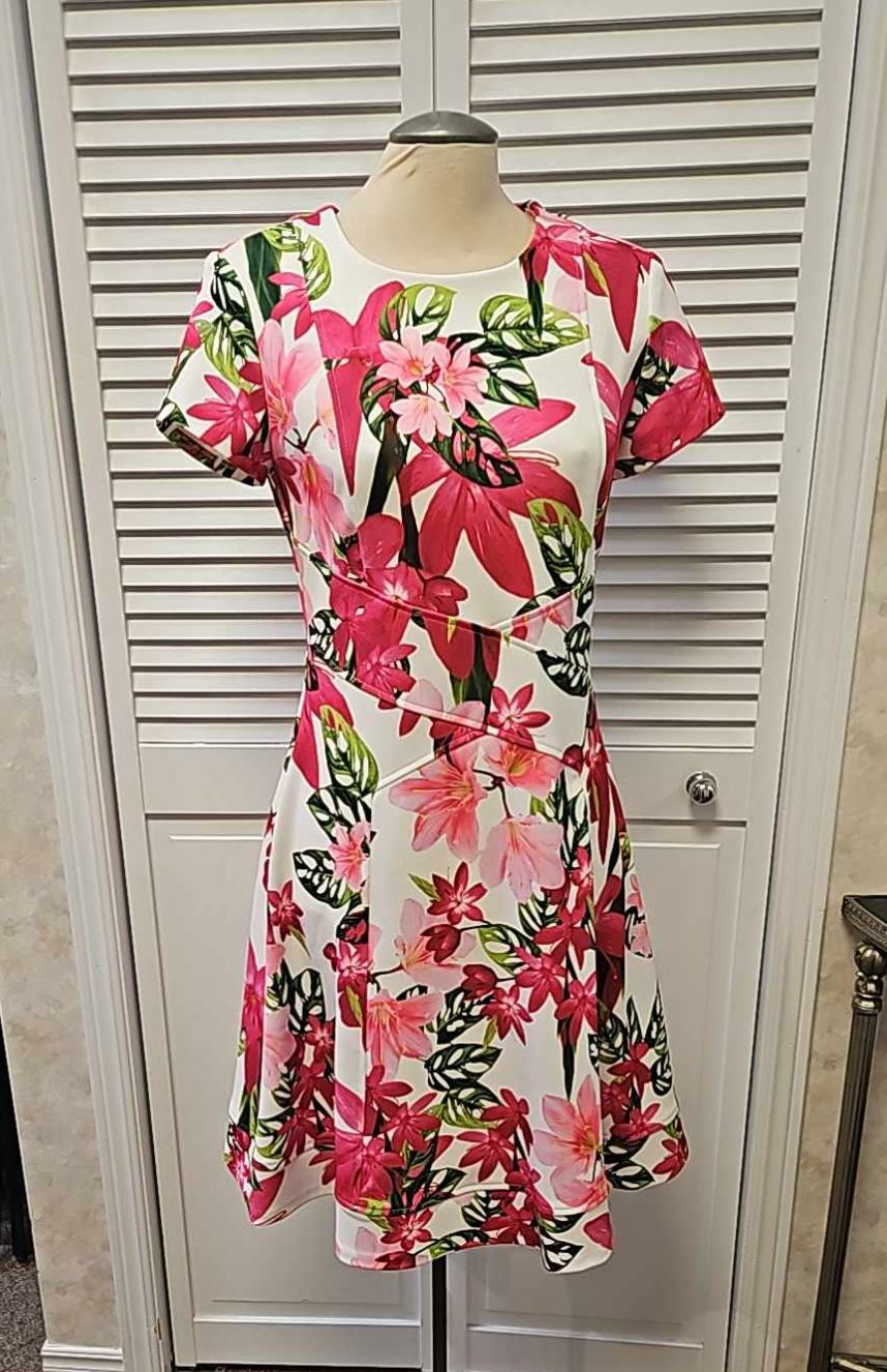 Pink floral cutie dress