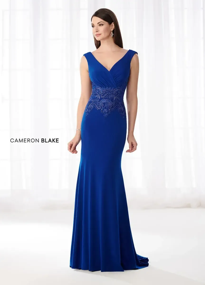 Tip- of- the shoulder gown