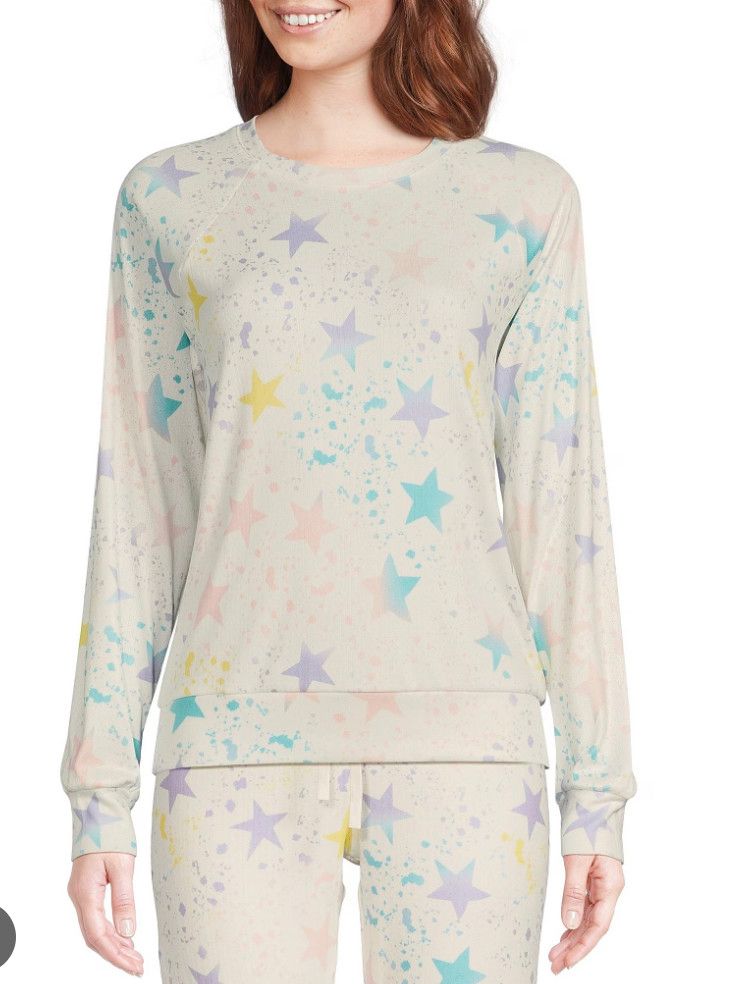 Crew neck long sleeve top
