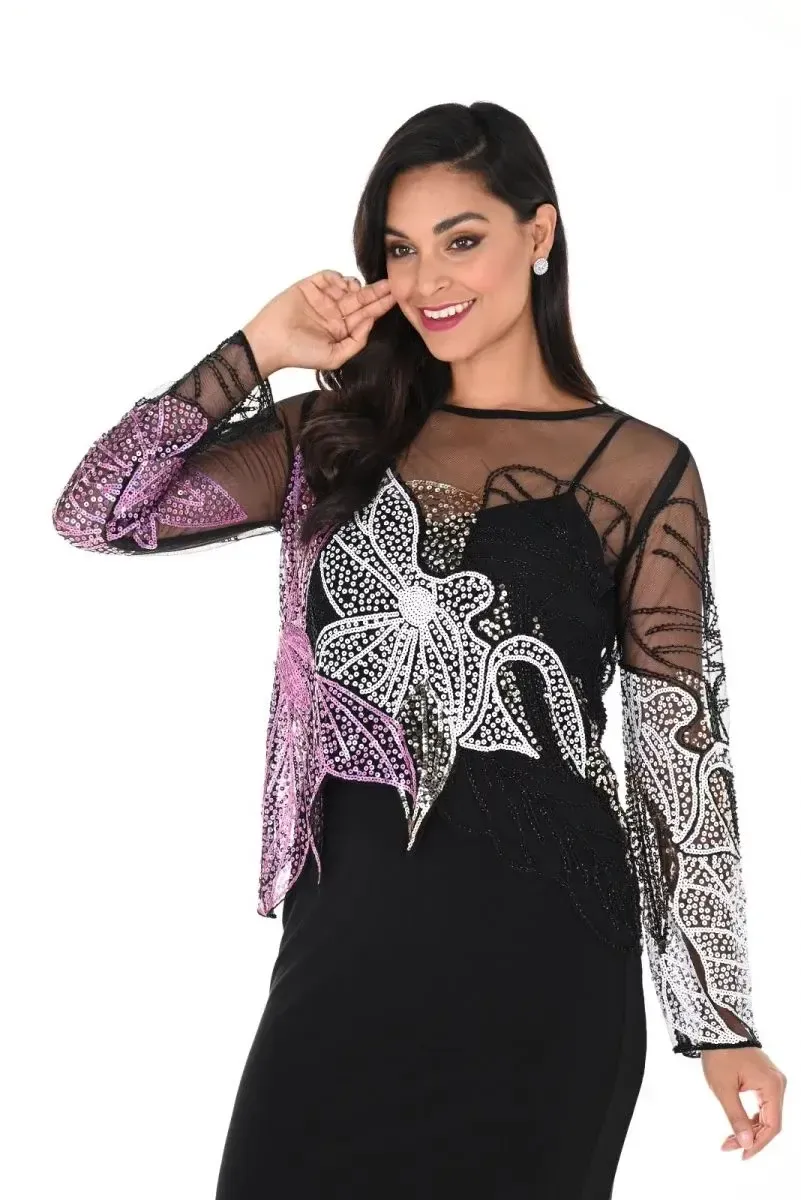 Mesh sequin detail 