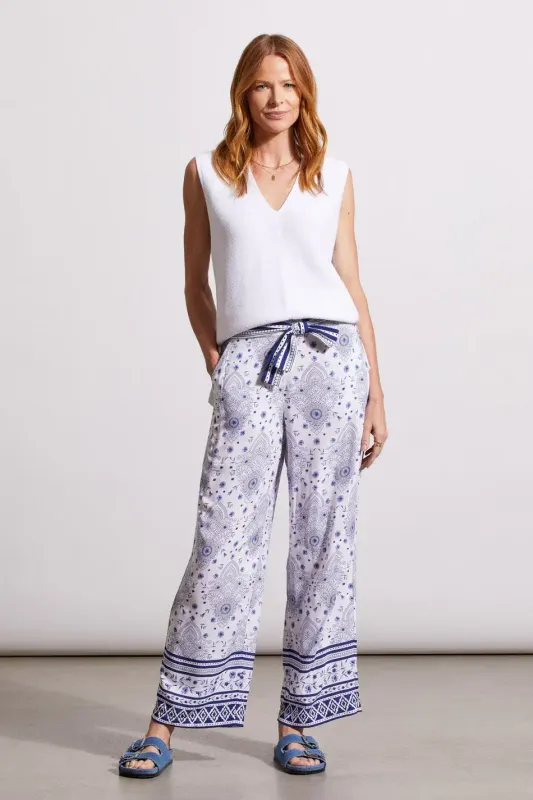 Printed flowy pant