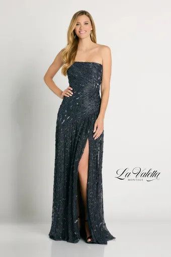 Metallic beaded mesh dress , Color: Gun metal, Size: XS
