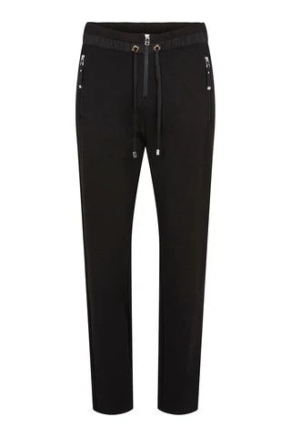 Zip detail pant , Color: Black, Size: 14