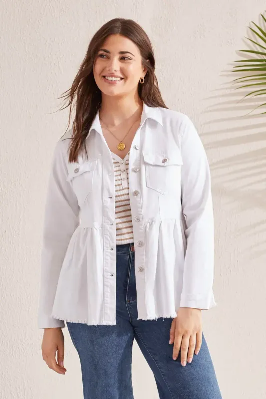 Peplum style jkt