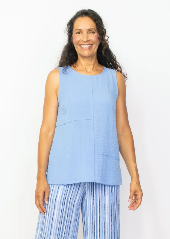 Pieced tunic tank