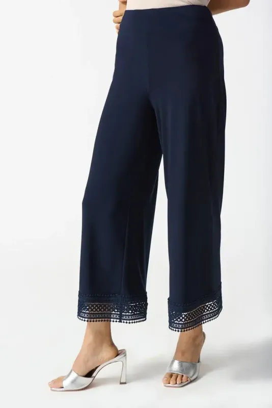 Lace cuff culotte