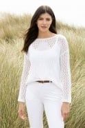 Pointelle knit 2pcs top