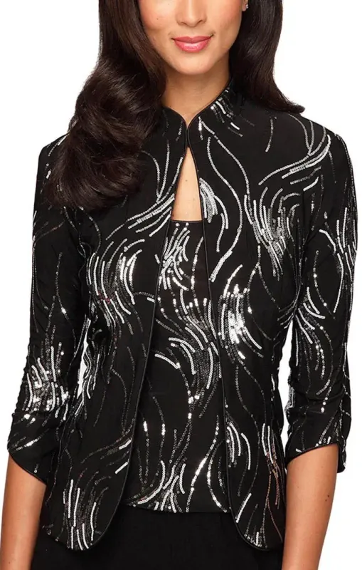 Fireworks sequin twin set 