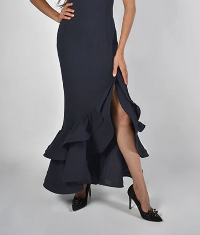 V-neck Double salsa dress