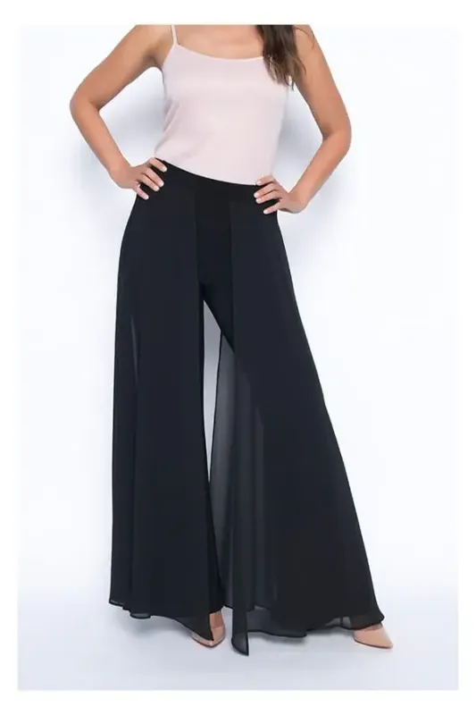 Georgette panel pant