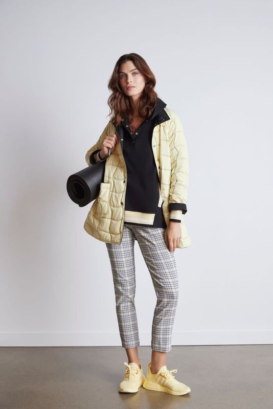 Quilted reversible jacket