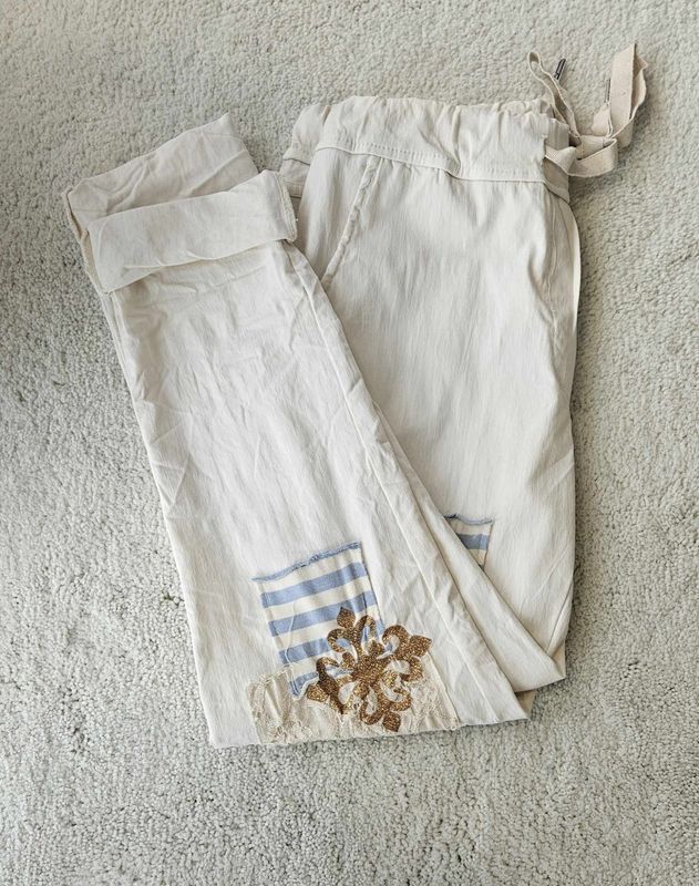 Patched detail capri
