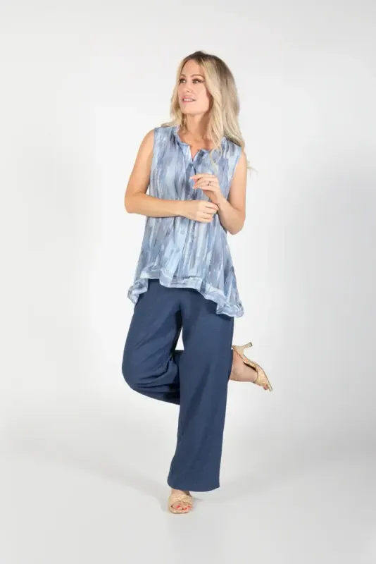Light weight wide leg pant