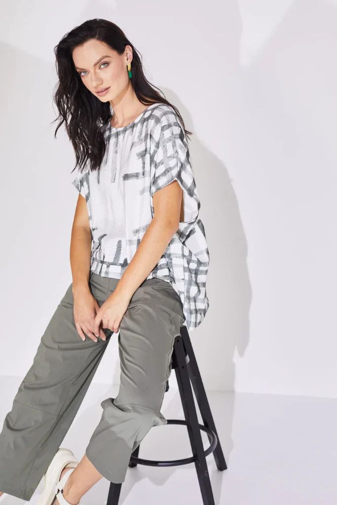 Patch pocket trouser, Color: Chive, Size: 1