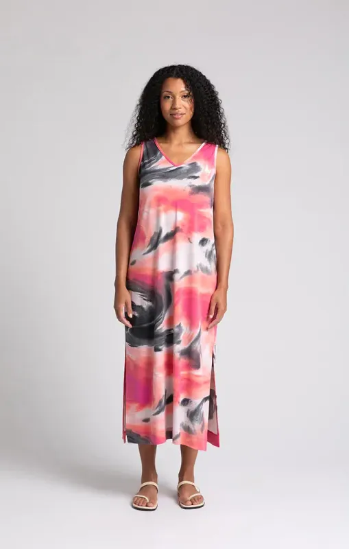 Reversible slit tank dress