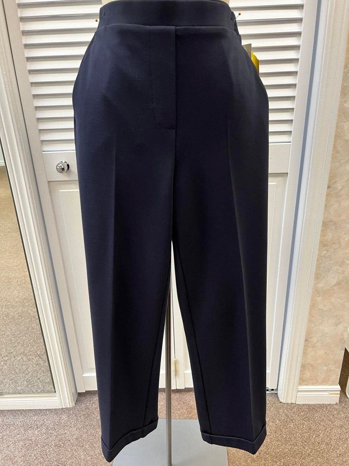 Navy Crop Pant