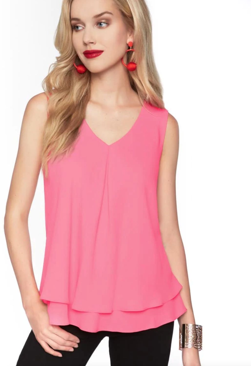 Sorbet v-neck camisole