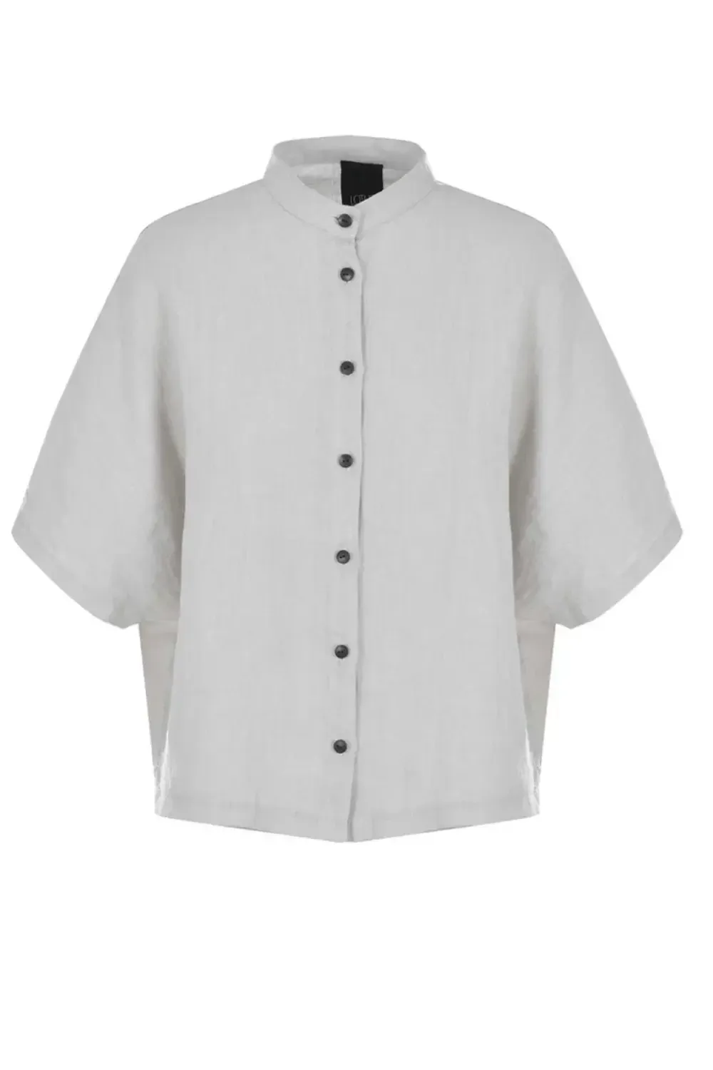 Drop shoulder linen top