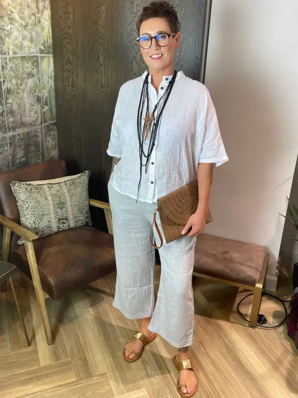 Cropped ankle pant 