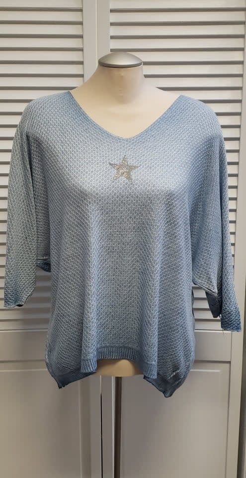 Blue Star Sweater